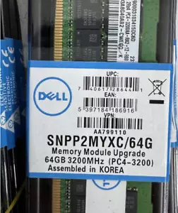 70 piezas 64 GB DDR4 Samsung REG 2RX4 PC4-3200AA SNPP2MYXC/64G ECC RDIMM memoria OEM - Imagen 1 de 6