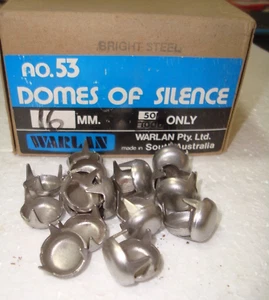 DOMES OF SILENCE- Knock in Domed Furniture slide Glides -16mm x 11mm QTY 50 (L) - Picture 1 of 7