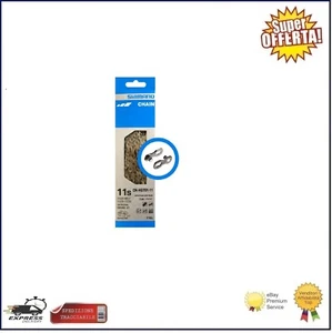 Catena Shimano CN-HG701  Ultegra XT 11V 116 Maglie Quick-Link e-BIKE Corsa Mtb - Imagen 1 de 1