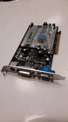SCHEDA GRAFICA GEFORCE NVIDIA AGP 256 MB  GF 6200 DDR2 - Immagine 1 di 4