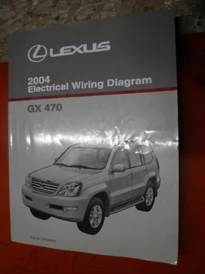 2004 LEXUS GX 470 ORIGINAL FACTORY ELECTRICAL WIRING DIAGRAMS MANUAL SERVICE - Image 1 of 4