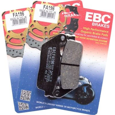 EBC FA196 Organic Brake Pads X2 for Victory Hard Ball 11-13 - Image 1 of 4