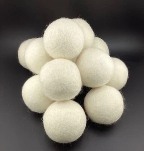 100 Großhandel Wolle Trocknerbälle Premium höchste Qualität & Dichte Bio Wolle - Bild 1 von 5