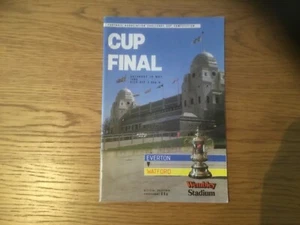 1983-84 FA CUP FINAL EVERTON V WATFORD WEMBLEY STADIUM - Picture 1 of 2