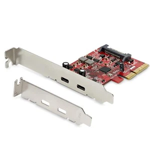 StarTech.com 2-Port USB 3.2 Gen 2x1 (10 Gbit/s) PCIe-Karte - USB-C SuperSpeed PCI... - Bild 1 von 4