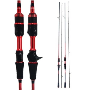 1.8M Lure Fishing Rods Spinning Casting Rods Carbon Fiber Ultra Light Poles Fast - Picture 1 of 43