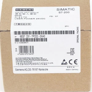 1PCS Siemens New 6ES7231-7PD22-0XA0 Analog Input Module 6ES72317PD220XA0 - Picture 1 of 3