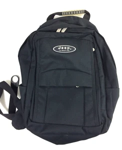 Vintage Jeep Black Travel Backpack / Rucksack - Picture 1 of 6