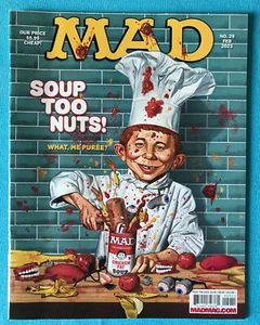 MAD MAGAZINE ISSUE #29 NM FEB 2023 FOOD ISSUE Ships In Cardboard - Foto 1 di 9