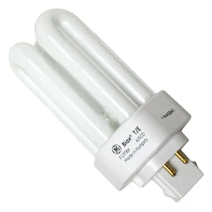 GE 97620 F13TBX/830/A/ECO 13W T4 Triple Tube CFL 4pin GX24q-1 3000k Warm White - Picture 1 of 2