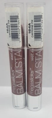 Wet N Wild MegaSlicks Lip Balm Stain 164A CAFFEINE FIX, Sealed mega slicks - Image 1 of 3