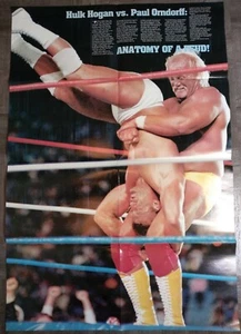 Pro Wrestling Illustrated Super Color #8 22x32 Hulk Hogan Paul Orndorff Poster - Picture 1 of 4