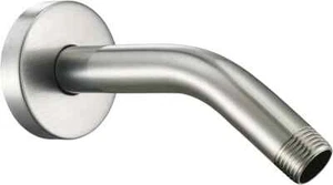 Brazo de ducha con brida, 6 pulgadas montaje en pared 6 pulgadas, níquel cepillado - Imagen 1 de 4