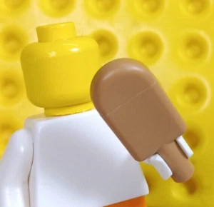 LEGO Fudge Carmel POP Ice Cream Popsicle Medium Nougat Summer Treats Cool Food - Picture 1 of 1