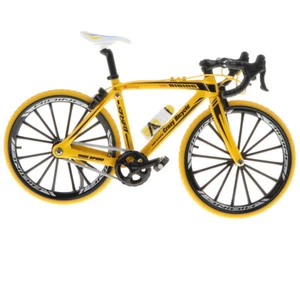 1/10 Bicycle Bike Miniature Model Money Gift Toy Collection Yellow # 2 - Picture 1 of 9