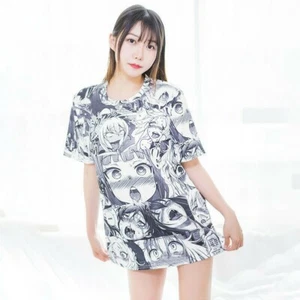 Women Lolita Shirt Japanese Short Sleeve Top Tee Pullover T-shirt Kawaii - Picture 1 of 6