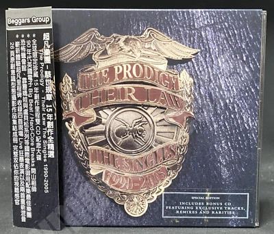 The Prodigy Their Law The Singles 1990-2005 (Special Edition) Taiwan Obi 2CD - Image 1 of 4