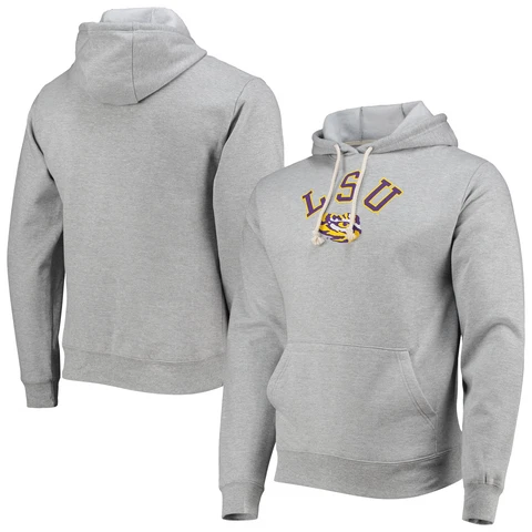 Men's League Collegiate Wear Heathered Gray LSU Tigers Seal Neuvo Essential Cover