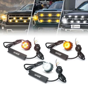 Bombillas estroboscópicas Xprite LED Hide-A-Way advertencia de peligro de emergencia blancas/ámbar - Imagen 1 de 10