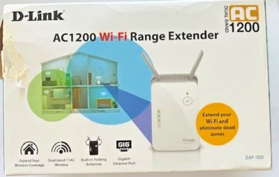D-Link DAP-1620 AC1200 Dual-Band Wi-Fi Range Extender preowned--FREE Ship USA - Image 1 of 3