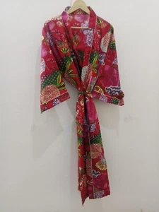 hand block print,kimono dress, Robe for women,Robe,Boho kimono,indian jackets - Picture 1 of 6
