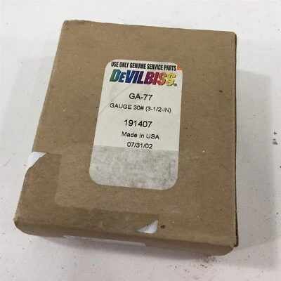 DeVilbiss Ametek USG GA-77 Pressure Gauge 3.5" 30PSI 1/4" NPT 143298 - Image 1 of 4
