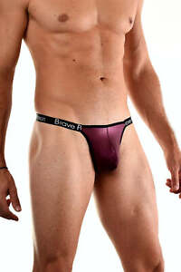 Brave Person Mens Faux Leather G-String Underwear