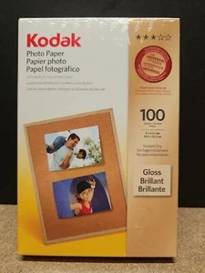 KODAK Photo Paper 1743327, 6.5 mil, Glossy, 4 x 6 100 Sheets/Pack Sealed Package - Bild 1 von 3