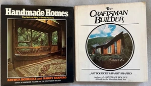 The Craftsman Builder & Handmade Homes - 2 Hardcover Books by Art Boericke - Foto 1 di 24