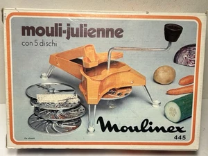 Vintage Mouli-Julienne No. 445 Handschneider Zerkleinerer im Originalkarton Frankreich - Bild 1 von 11