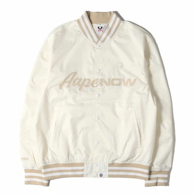 A BATHING APE A Jacket White Size: SizeL 25SS AAPE Logo Embroidery Nylon - Image 1 of 4
