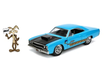 Looney Tunes 1:24 1970 Plymouth Roadrunner Die-cast Car and 2.75"" Wile E. Co... - Изображение 1 из 4