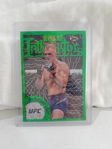 IAN MACHADO GARRY 2024 TOPPS FINEST INTIMIDATORS UFC GREEN SHIMMER # 56 OF 93 - Picture 1 of 4