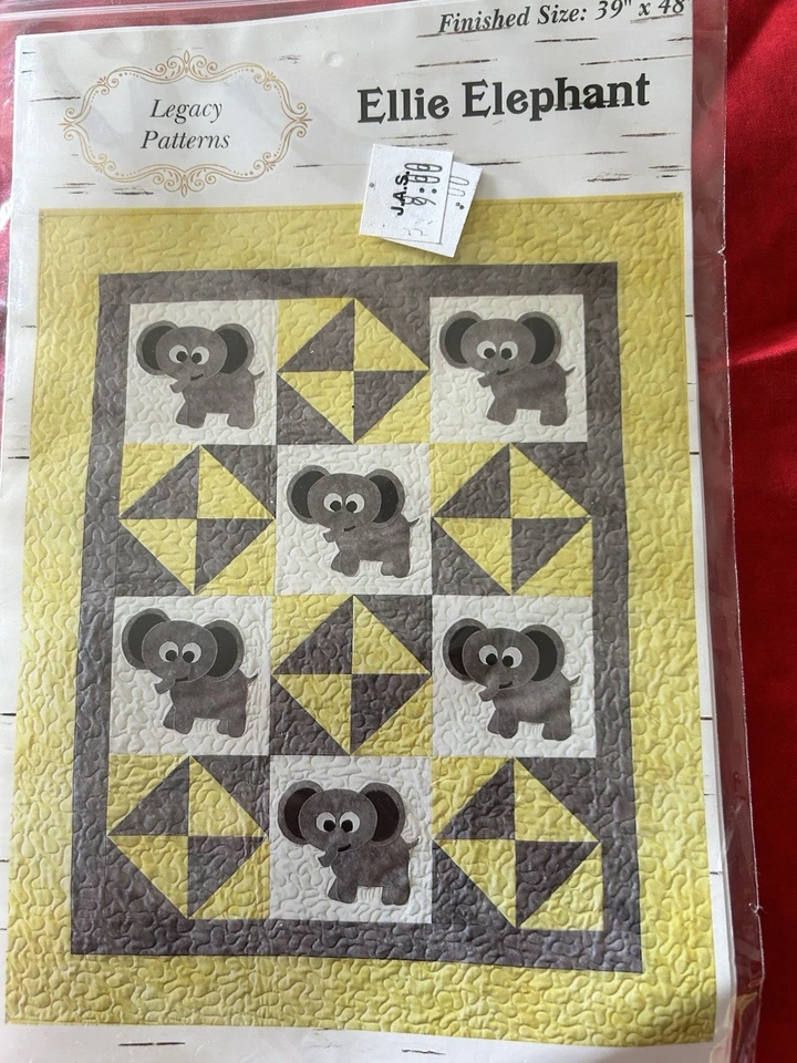 Ellie Elephant Quilt Pattern By Legacy Patterns - Image 1 of 1