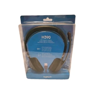 Logitech H390 Black Over the Ear Headset - Picture 1 of 2