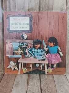 Harry Nilsson Prod. by John Lennon PUSSY CATS Vinyl LP RCA CPL1-0570 US '74 EX - Picture 1 of 10