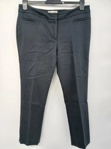 Hobbs London Black Trousers Cotton Blend UK 12 - Picture 1 of 6