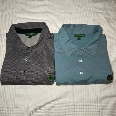 Lote de 2 Camisas Polo Masters 1934 Berckmans Place Para Hombre 2XL XXL Manga Corta Foto 1 de 4