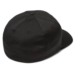 Volcom Men's Full Stone Black Flexfit Hat (BLK) - Picture 1 of 3