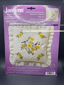 Janlynn Candlewicking Embroidery Kit Wild Rose And Warblers #004-0774 - Picture 1 of 4