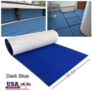 Navy Blue Boat Flooring EVA Teak Decking Foam Sheet for Yacht 5.5mm Cockpit Pad - Bild 1 von 17