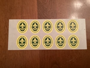 ICOLLECTZONE Boy Scouts of Canada Stickers mint sheet of 10 (B900-502) - Picture 1 of 2