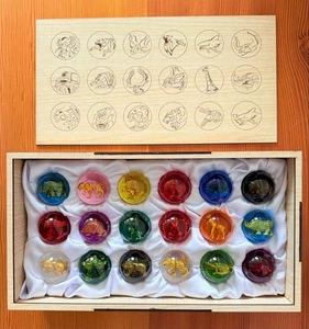 Gaoranger Power Rangers Crystal Jewels Orb Set of 18 from JAPAN Used item - Picture 1 of 10