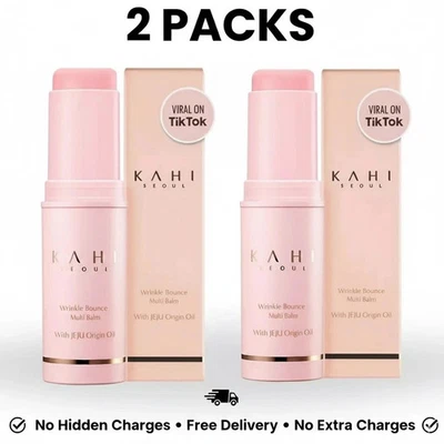 Paquete de 2 sueros faciales en barra para el cuidado instantáneo de arrugas KAHI Wrinkle Bounce Multi Bálsamo 9 g Foto 1 de 4