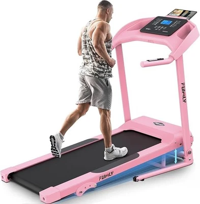 Heavy Duty Treadmill Machine with Large LCD Display Incline Foading Treadmill - Image 1 of 4