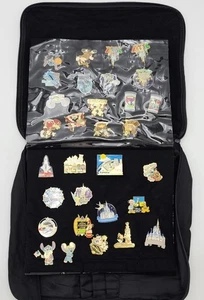 75 Disney Pin Lot Set Binder Star Wars Pirates Stitch Mickey Epcot LE DLR - Picture 1 of 21