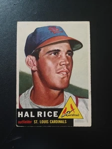 1953 Topps  # 93 Hal Rice St. Louis Cardinals Free Shipping  - Picture 1 of 2