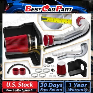 BCP RED 07-08 Silverado 1500 4.8/5.3/6.0L V8 Cold Air Intake Kit - Picture 1 of 4