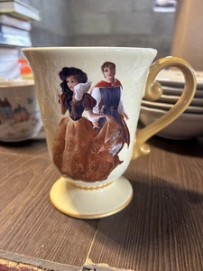 Walt Disney Fairytale Designer Collection Mug Gold Snow White And Prince - Picture 1 of 4