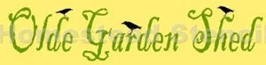 *Stencil RIUTILIZZABILE 2822 C 4"x24" VECCHIO GIARDINO SHED font primitivo stencil mylar - Foto 1 di 1